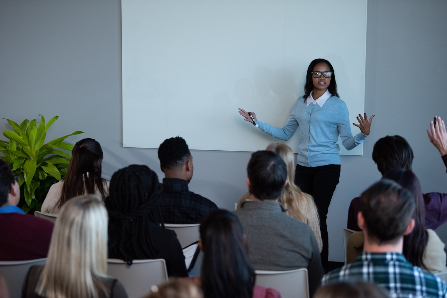 Participación en una reunión de Toastmasters